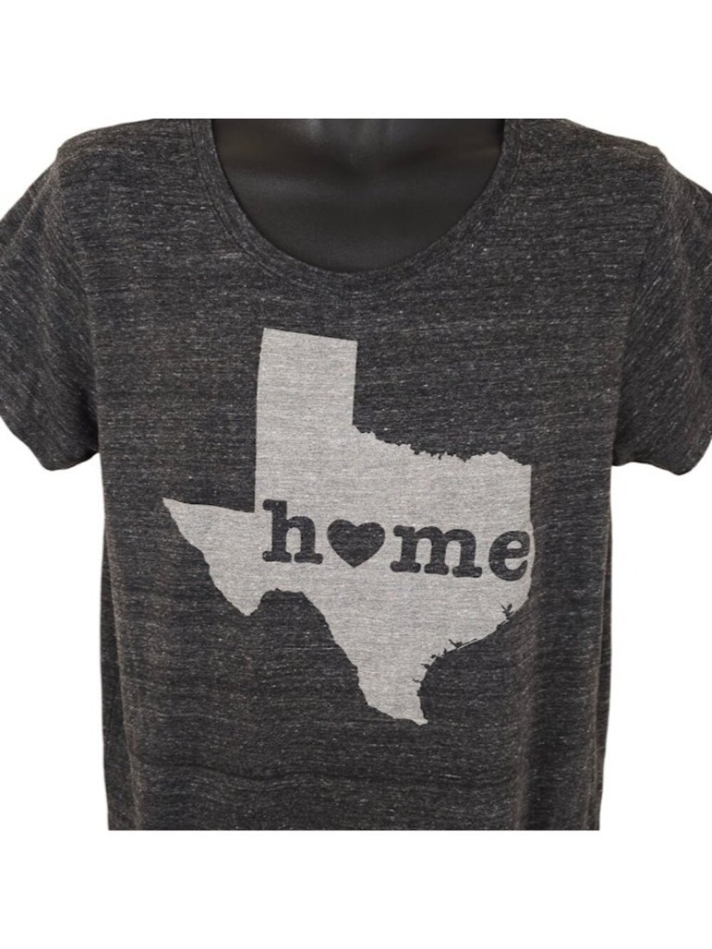 Home Is Texas T Shirt Womens Size Medium Gray State Of Mine Travel Destination